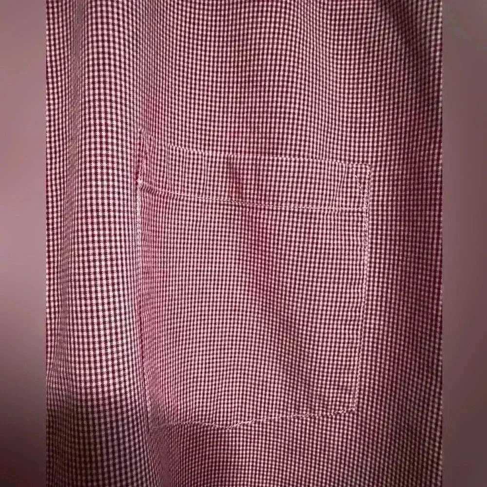 J Crew Slim Fit Red Check Oxford - Size XL